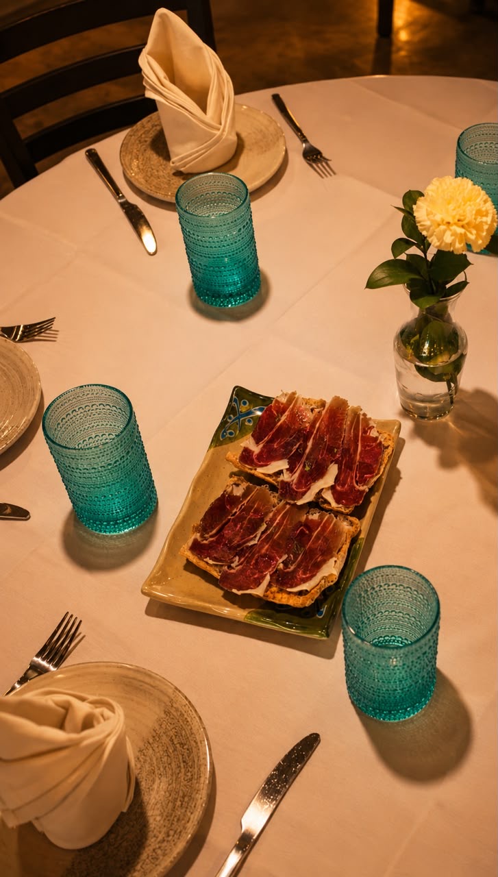 Tosta de jamón ibérico
