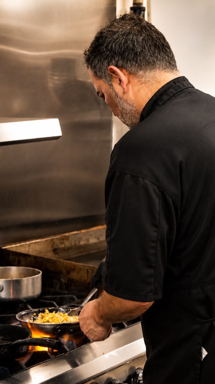 Cocina en marcha