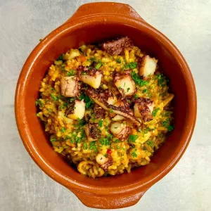 Arroz meloso de Pulpo