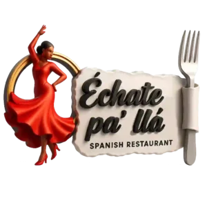 Logo 3D de Echate Pa Lla, Restaurante español en el Doral, Miami Florida